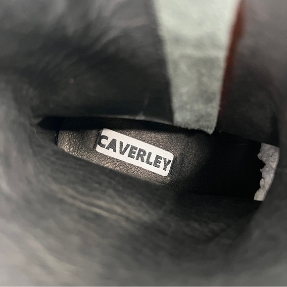 Caverly Kylie Western Gold Metallic Leather Block Heel Cowboy Ankle Booties 40 - Picture 11 of 11